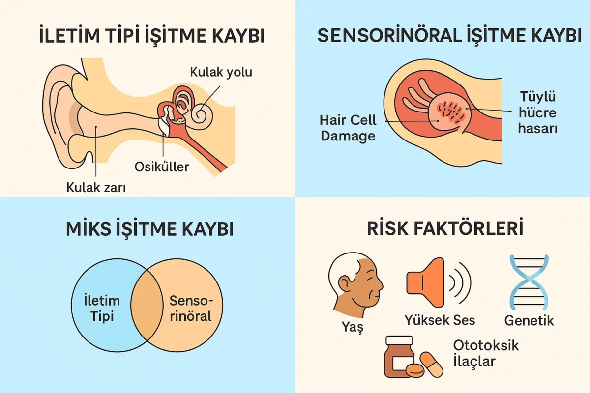 İşitme Kaybı Türleri ve Risk Faktörleri